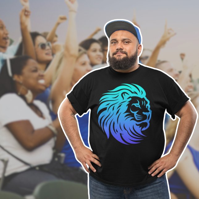 Gahanna Lions Blue Gradient T-Shirt (Von Creator hochgeladen)