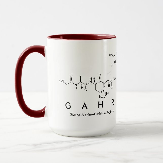 Gahr Peptid-Namen-Tasse Tasse (Links)