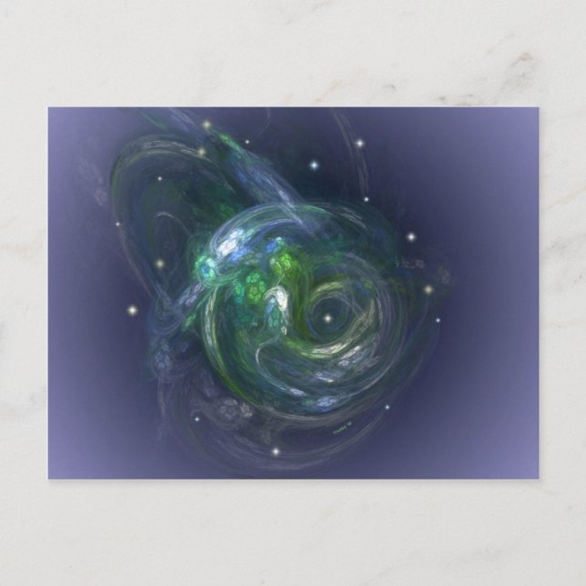 GAIA DER LEBENSPLANET POSTKARTE (Vorderseite)