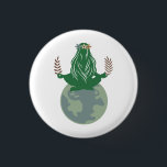 Gaia Earth Goddess, Mutter Erde, Planet Erde Button<br><div class="desc">Feiern Sie Ihre Liebe unseres wunderschönen Planeten mit diesem Erdgottesknopf. Es ist ein großartiges Geschenk für Umweltschützer.</div>