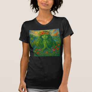 Gaia Geist – Heilige Erdgöttin - Naturliebhaber T-Shirt