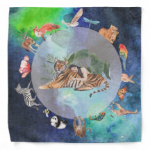 Gaia Goddess Tarot/Altar Tuch Bandana