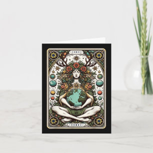 Gaia Griechische Göttin Pagan Mother Earth Nature  Karte