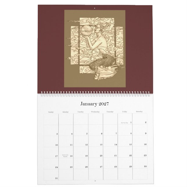 Gaia-Kalender Kalender (Jan 2027)