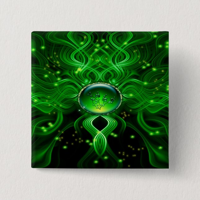Gaia Leben-Strom Button (Vorderseite)