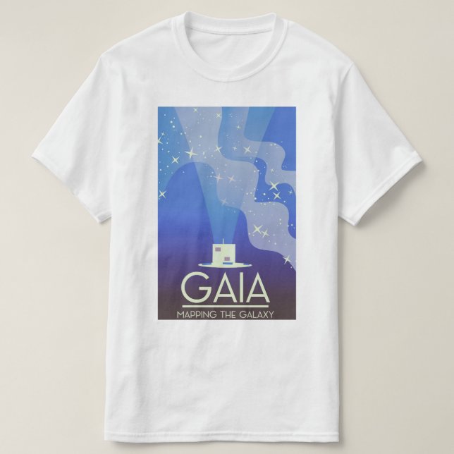 GAIA Mapping the Universe T-Shirt (Design vorne)