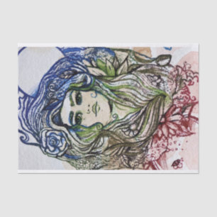 Gaia Mother Goddess Seidenpapier
