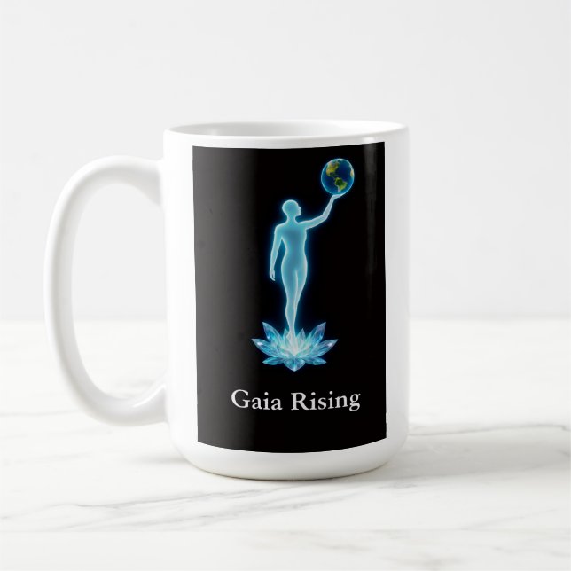 Gaia Rising Mug 11 Oz Or 15 Oz Kaffeetasse (Links)