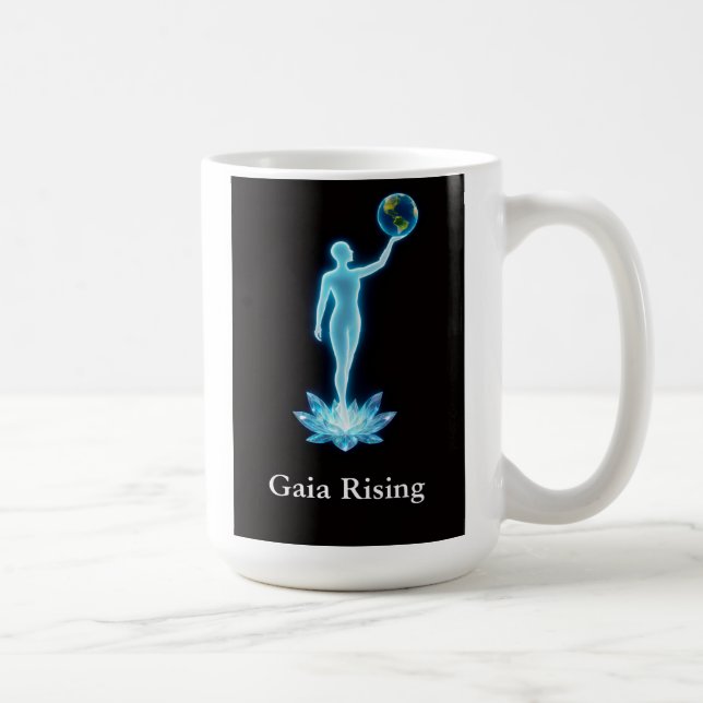 Gaia Rising Tasse 11 Oz oder 15 Oz (Rechts)