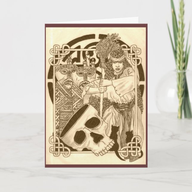 Gaia u. Hexe Karte (Vorderseite)