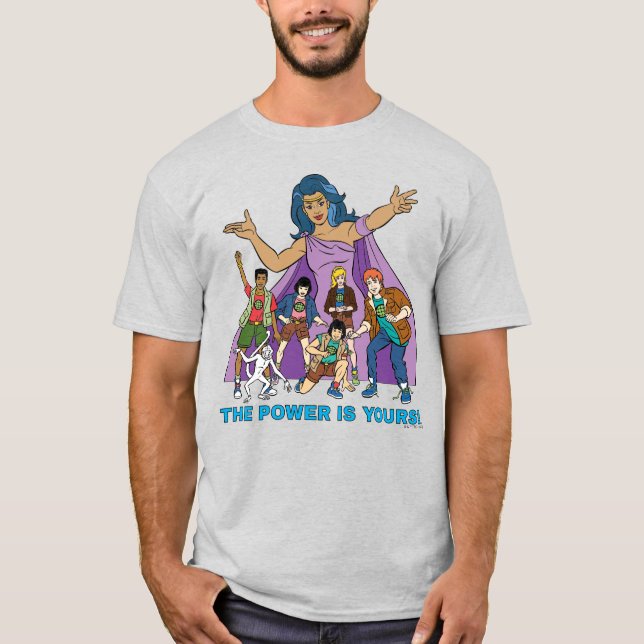 Gaia und die Planeteers Graphic T-Shirt (Vorderseite)