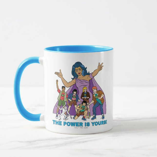 Gaia und die Planeteers Graphic Tasse (Links)