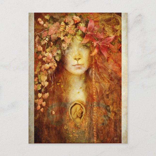 Gaias Lebenskraft-Postkarte Postkarte (Vorderseite)