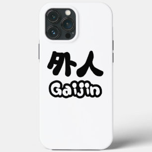 Gaijin 外 人 Kanji Nihongo Japanisch iPhone 13 Pro Max Hülle