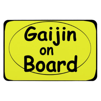 Gaijin auf dem Fahrzeug-Magneten Magnet
