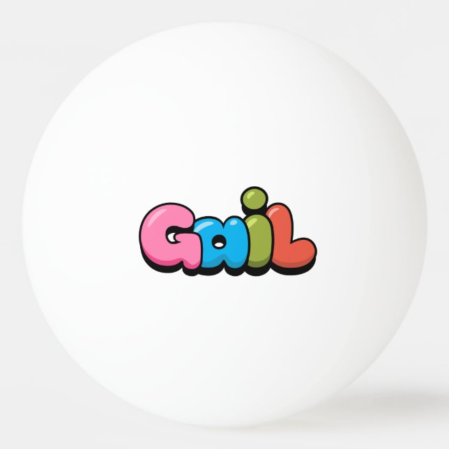 Gail Tischtennisball (Vorderseite)