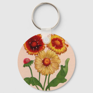Gaillardia gaillardias schlüsselanhänger