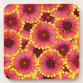 Gaillardia Seamless Pattern Getränkeuntersetzer