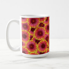 Gaillardia Seamless Pattern Kaffeetasse
