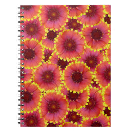 Gaillardia Seamless Pattern Notizblock