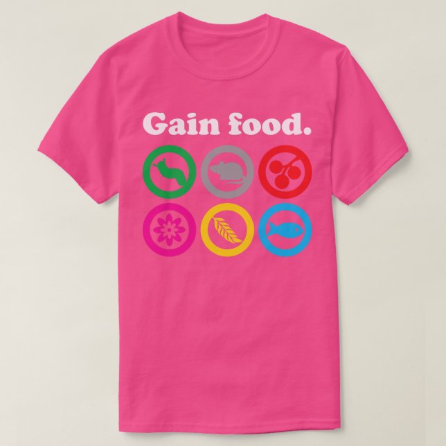 Gain Food Wingspan Bird Board Game T-Shirt (Design vorne)