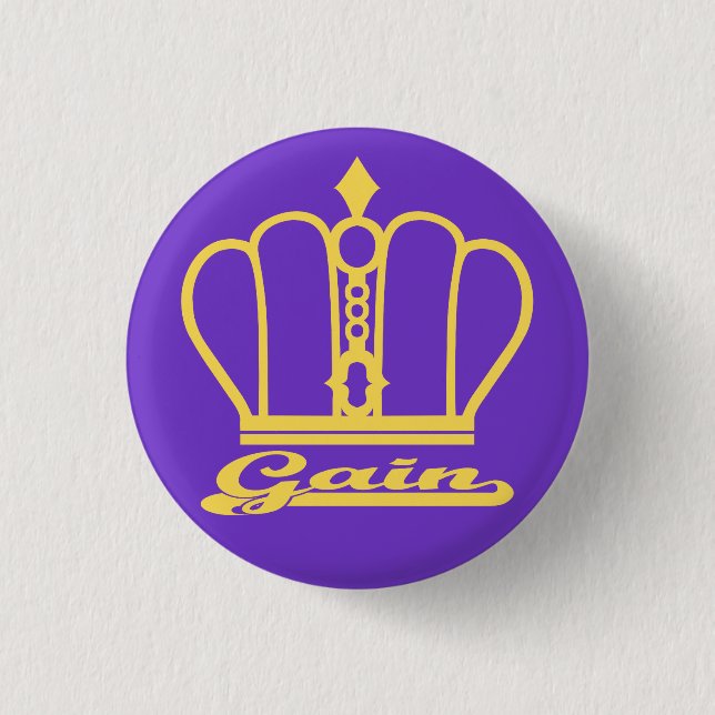 Gain logo button (Vorderseite)