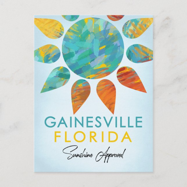 Gainesville Florida Sunshine Postkarte (Vorderseite)
