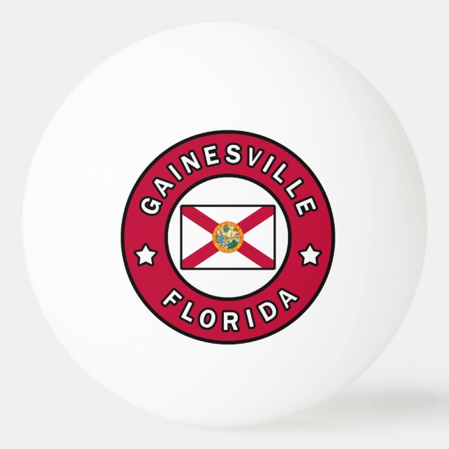 Gainesville Florida Tischtennisball (Vorderseite)