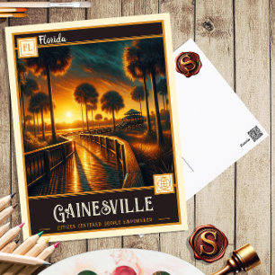 Gainesville, Florida Vintage Ansichtskarte Postkarte