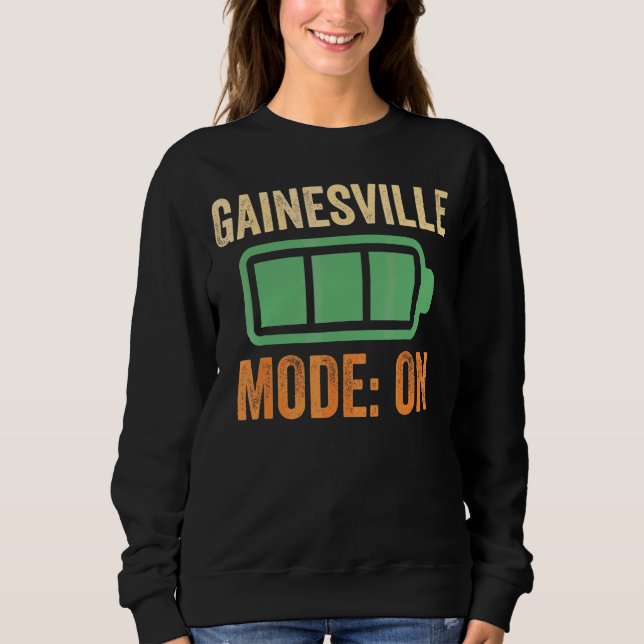 Gainesville-Modus bei Batterie-Design Sweatshirt (Vorderseite)