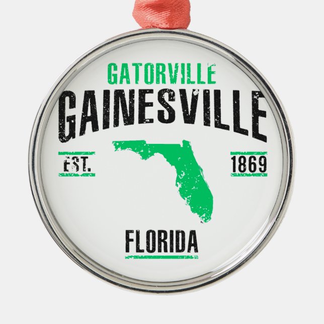 Gainesville Ornament Aus Metall (Vorne)