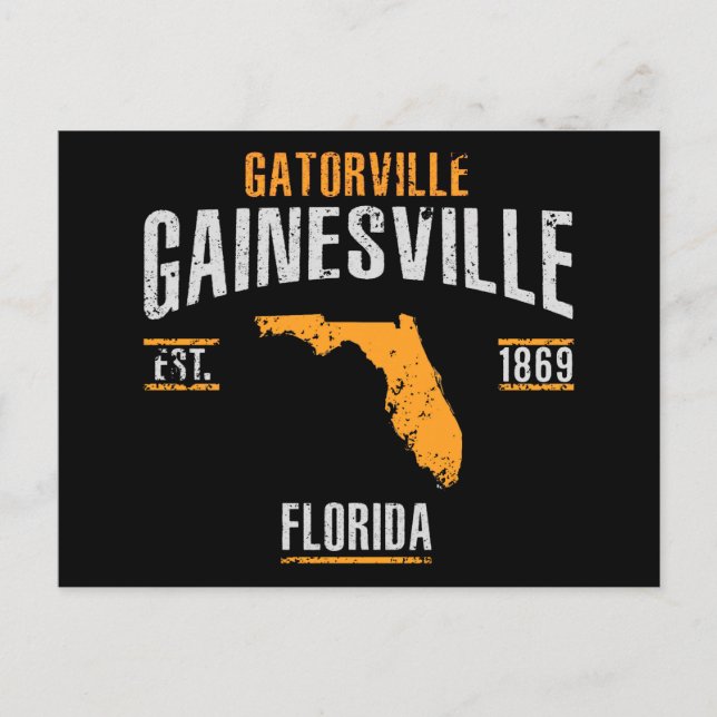 Gainesville Postkarte (Vorderseite)
