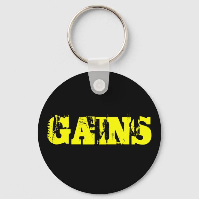 Gains Gym Schlüsselanhänger (Vorderseite)