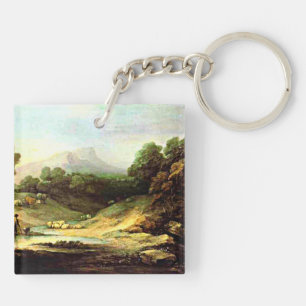 Gainsborough - Paysage de montagne avec berger