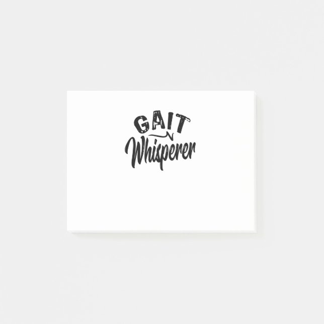 Gait Whisperer Post-it Klebezettel (Vorderseite)