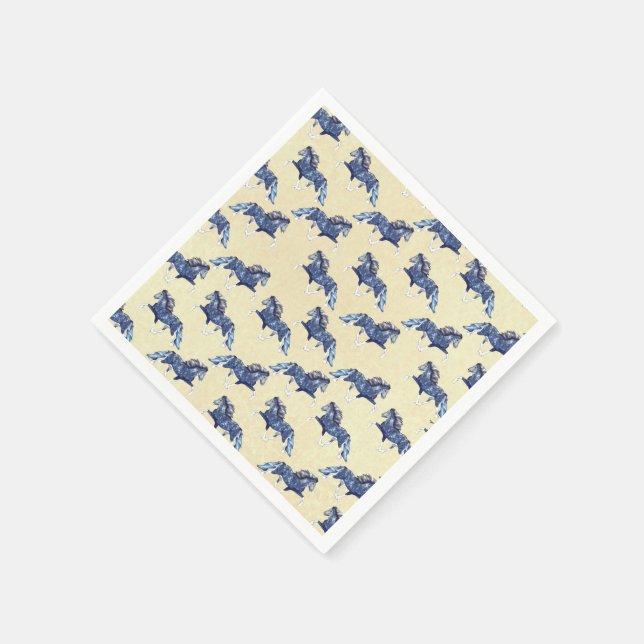 Gaited Horse Blámóða Serviette (Ecke)