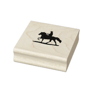 Gaited Horse Gummistempel
