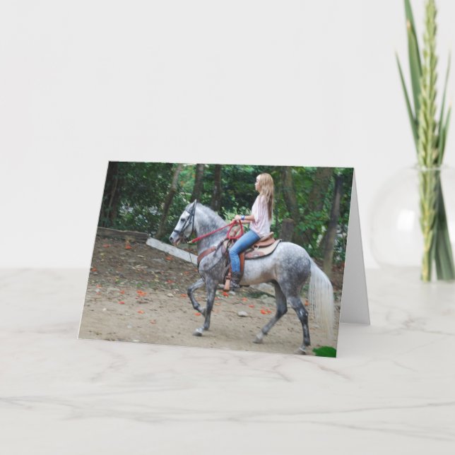 Gaited Paso Fino Gruß-Karte Karte (Vorderseite)