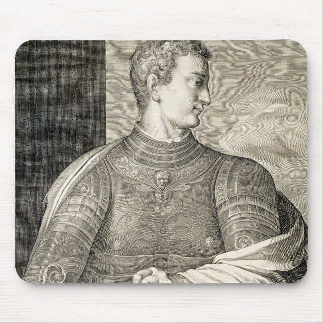 Gaius Caesar "Caligula" (ANZEIGE 12-41) Kaiser von Mousepad (Vorne)