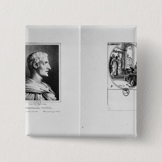 Gaius Cornelius Tacitus graviert von Julien Button (Vorderseite)