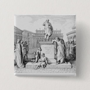 Gaius Gracchus, das vor seinem Vater weint Button