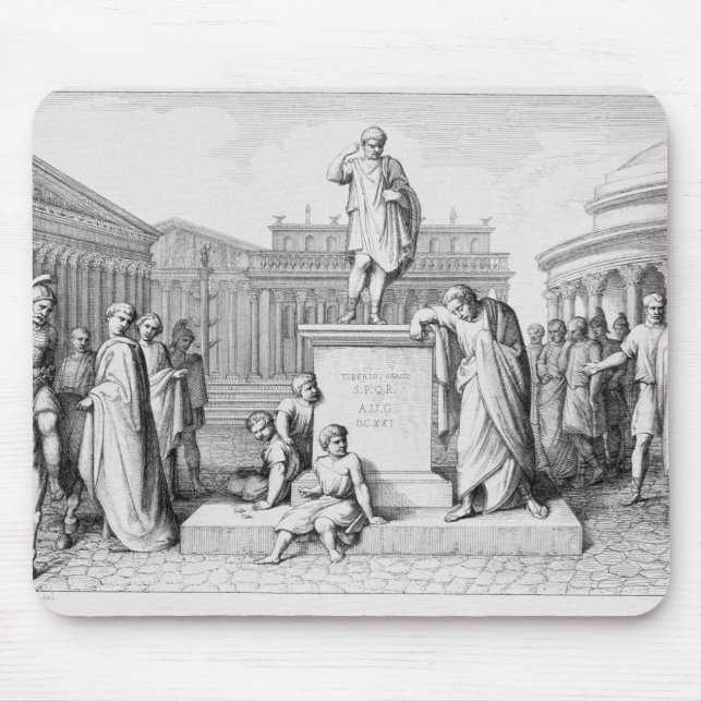 Gaius Gracchus, das vor seinem Vater weint Mousepad (Vorne)