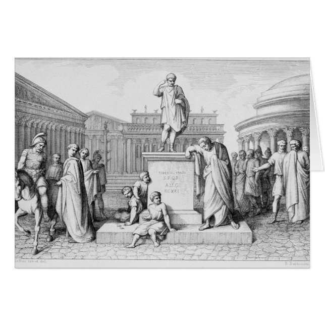 Gaius Gracchus weinte vor dem Vater (Vorderseite (Horizontal))