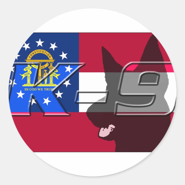 GAK9 RUNDER AUFKLEBER (Vorderseite)