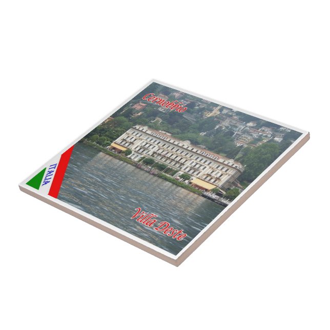 GAL031 CERNOBBIO, Comer See Italien, Fliese (Seite)