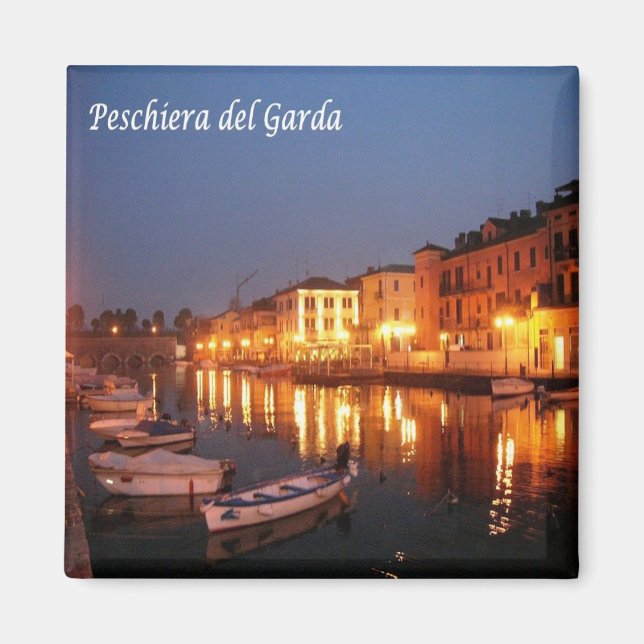 GAL095 PESCHIERA del GARDA, Italien, Kühlschrank Magnet (Vorne)