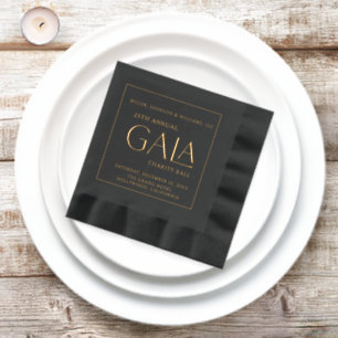 Gala Ball Charity collecte de fonds Elegant Black 