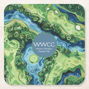 Gala Golf Course Event Paper Untersetzer