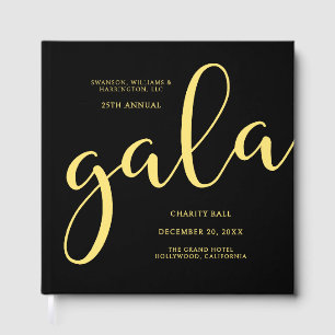 Gala-Veranstaltung Charity-Fundraiser Elegant Schw Gästebuch