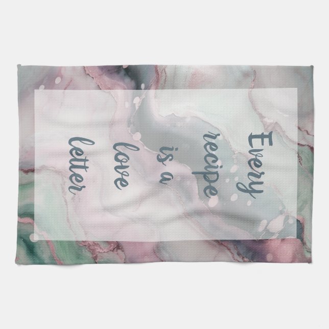 Gala - Weiß Geschirrtuch (Horizontal)